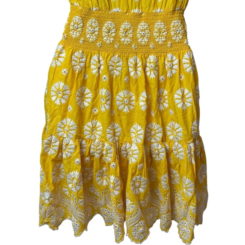 Tory Burch Floral Embroidered Mini Summer Dress Special Occasion‎ Garden 2